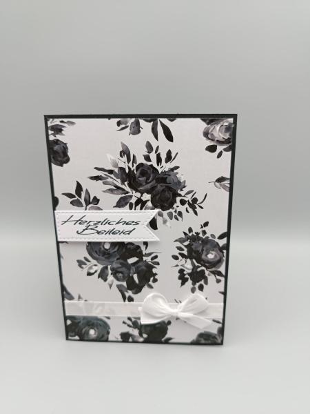 Trauerkarte „Herzliches Beileid“